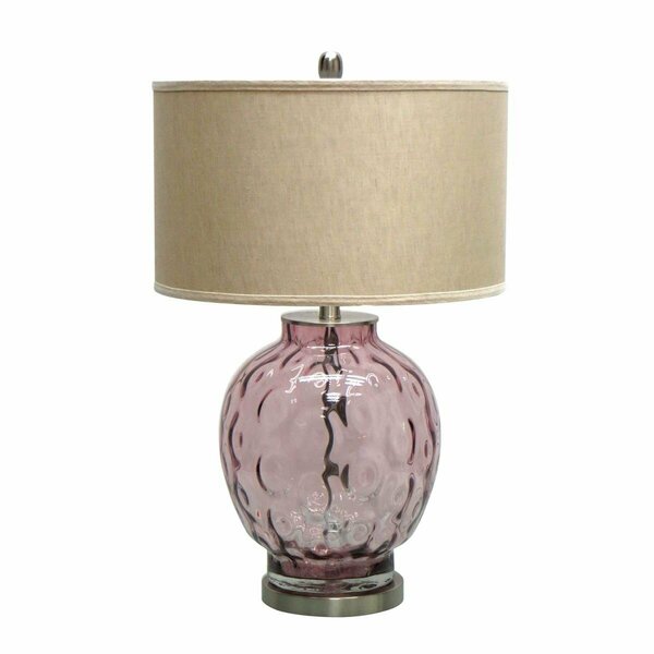 Resplandor 24.5 in. Glass Table Lamp with Metal Base RE3003460